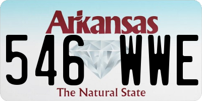 AR license plate 546WWE