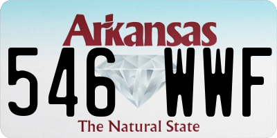 AR license plate 546WWF