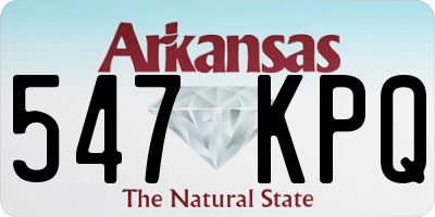 AR license plate 547KPQ