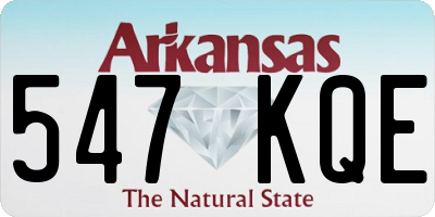 AR license plate 547KQE