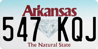 AR license plate 547KQJ