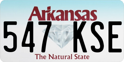 AR license plate 547KSE