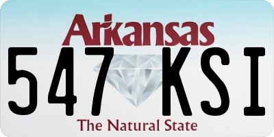 AR license plate 547KSI