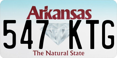 AR license plate 547KTG