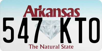 AR license plate 547KTO
