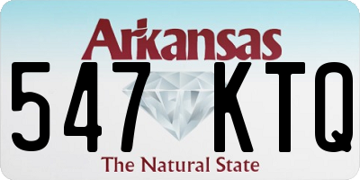 AR license plate 547KTQ