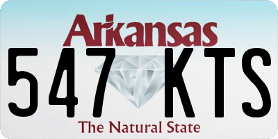 AR license plate 547KTS