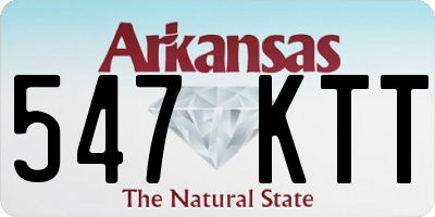 AR license plate 547KTT