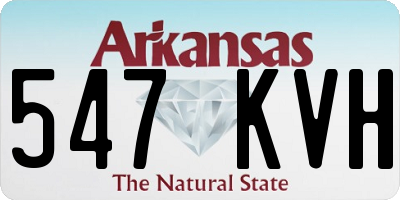 AR license plate 547KVH