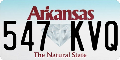 AR license plate 547KVQ