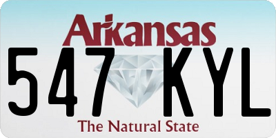 AR license plate 547KYL