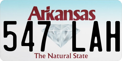 AR license plate 547LAH