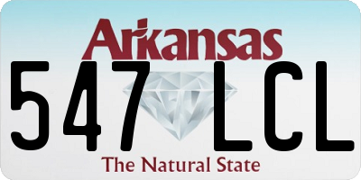 AR license plate 547LCL