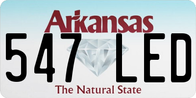 AR license plate 547LED