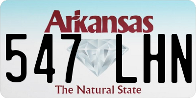 AR license plate 547LHN
