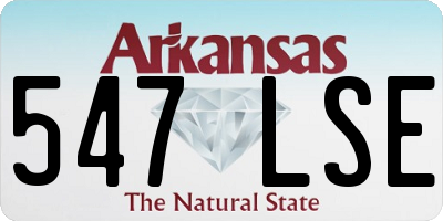 AR license plate 547LSE