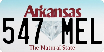 AR license plate 547MEL