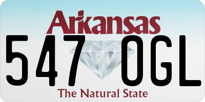 AR license plate 547OGL