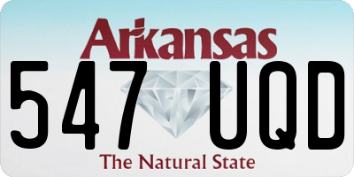 AR license plate 547UQD