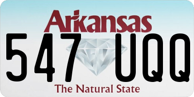 AR license plate 547UQQ