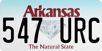 AR license plate 547URC