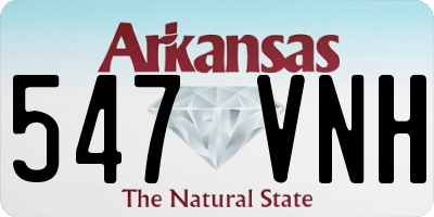 AR license plate 547VNH