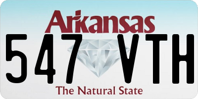 AR license plate 547VTH