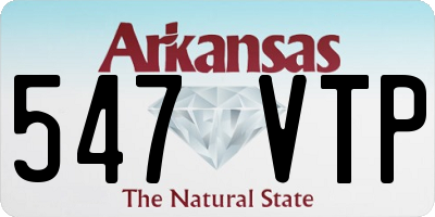 AR license plate 547VTP