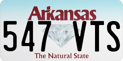 AR license plate 547VTS