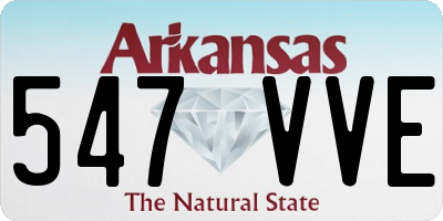 AR license plate 547VVE