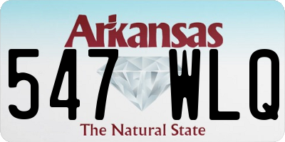 AR license plate 547WLQ