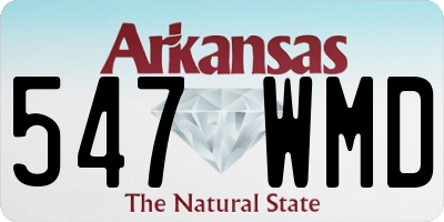 AR license plate 547WMD