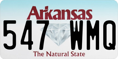 AR license plate 547WMQ