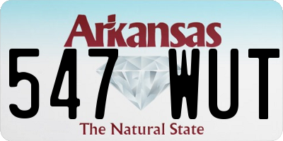 AR license plate 547WUT