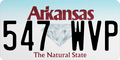 AR license plate 547WVP