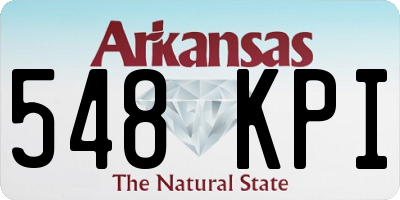 AR license plate 548KPI