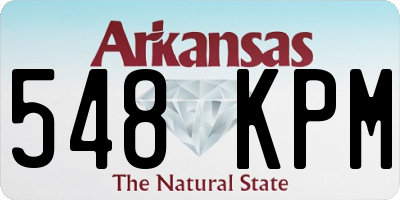 AR license plate 548KPM