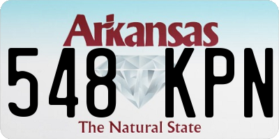 AR license plate 548KPN