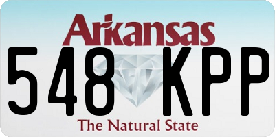 AR license plate 548KPP