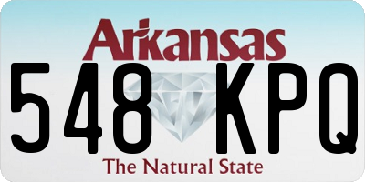 AR license plate 548KPQ