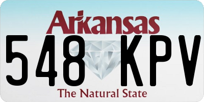 AR license plate 548KPV