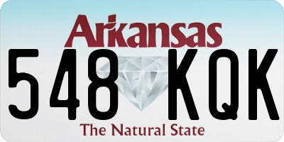 AR license plate 548KQK
