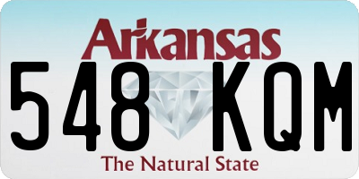 AR license plate 548KQM