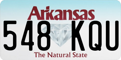 AR license plate 548KQU