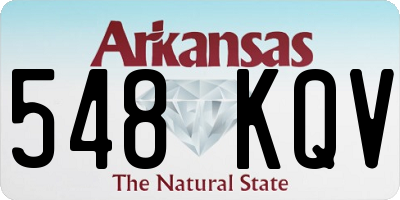 AR license plate 548KQV