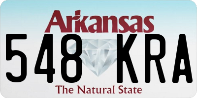 AR license plate 548KRA