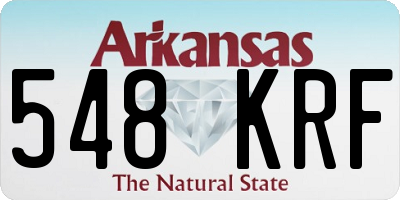AR license plate 548KRF