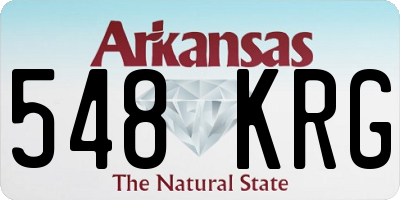 AR license plate 548KRG