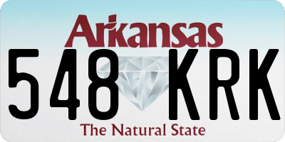 AR license plate 548KRK