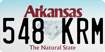 AR license plate 548KRM